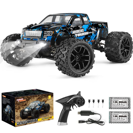 HAIBOXING Rampage front view with rugged off-road tires for versatile terrain.