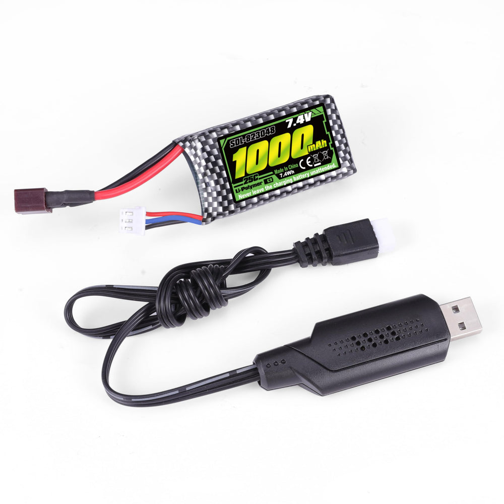 HAIBOXING RC battery with USB charger bundle for HBX trucks convenient recharges