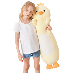 HAIJUNYA 36-inch duck plush body pillow for full-body comfort and hugs