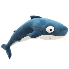 HAIJUNYA shark plush in a kids' room adds a playful ocean vibe.