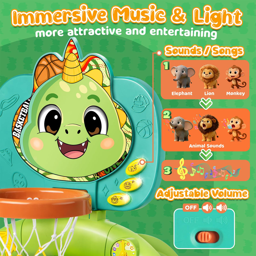 HAIMST dinosaur sports toy interactive sounds stimulate hearing and engagement