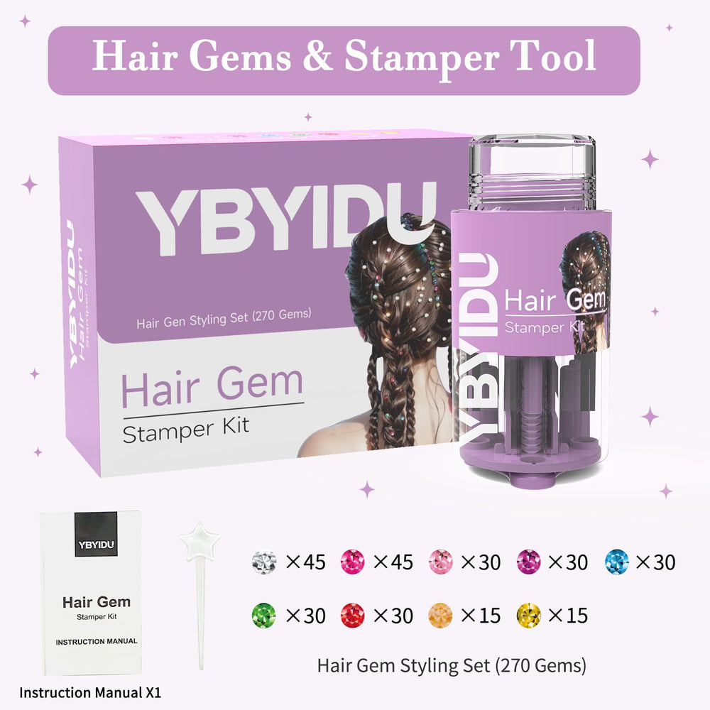 Precision applicator from Hair Gems Tool for Girls for accurate gem placement.