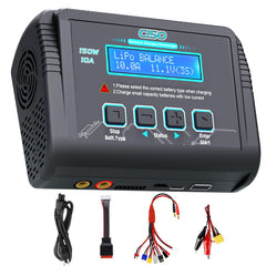 HAISITO Lipo Battery Charger front view for convenient bench setup
