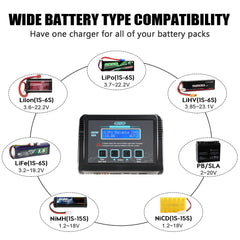 HAISITO charger showing adjustable end voltage control for expert tuning