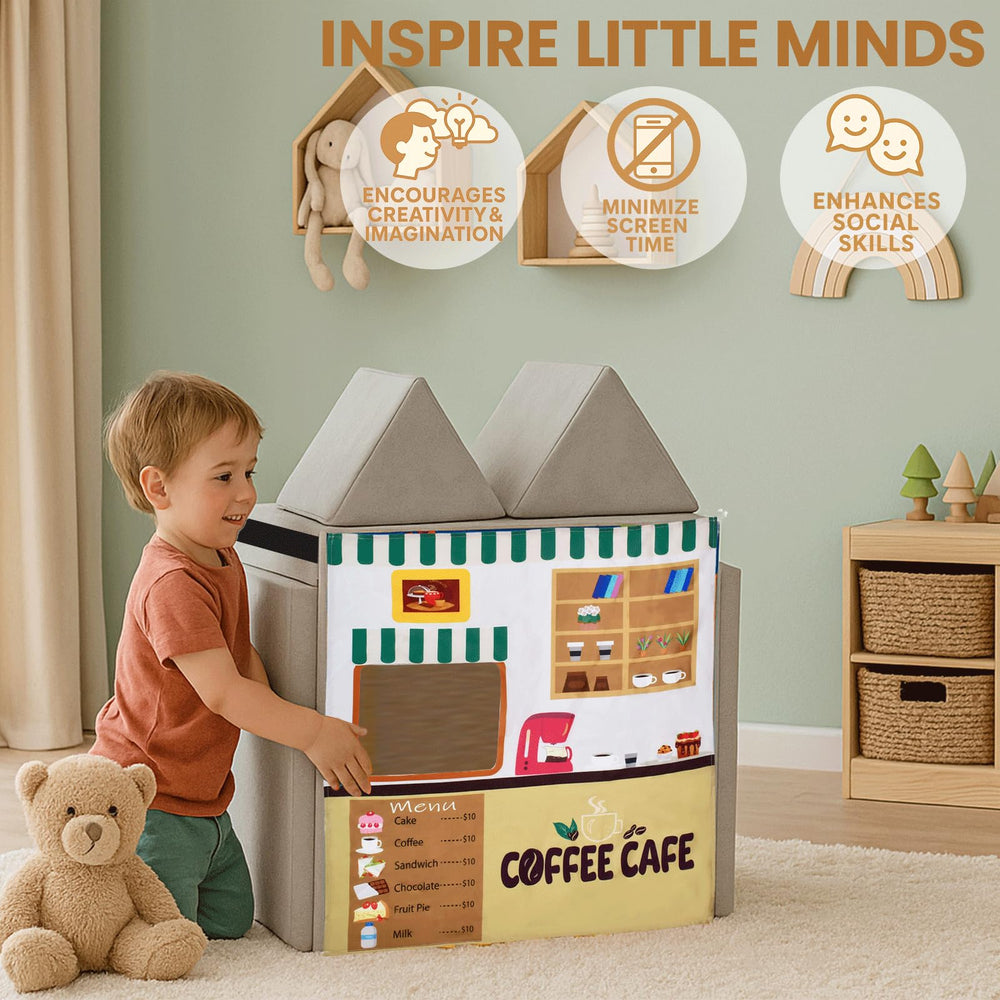 HAJOROM Play Panel market stall scene supports sharing and coordinated play