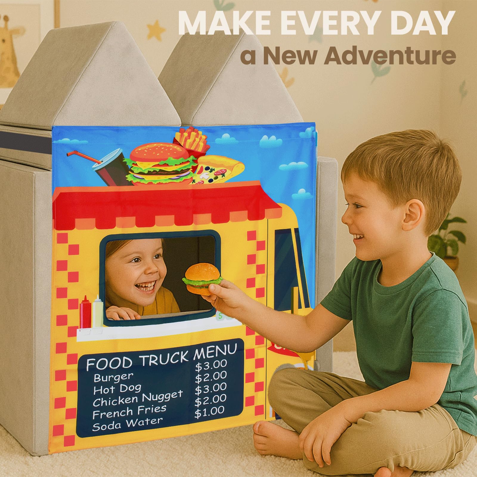 HAJOROM Play Panel pet store corner supports nurturing play and communication.
