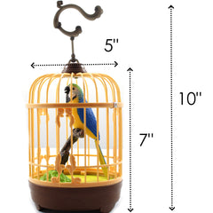 Haktoys Chirping Bird motion sensor captures nearby sounds for interactive play