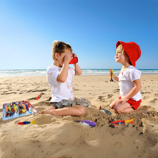 Haktoys diving torpedo gliding underwater for smooth play