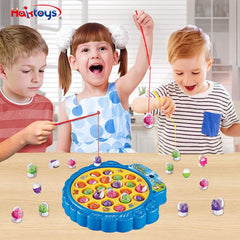 Haktoys Fishing Game music switch for optional sound during play
