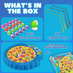 Haktoys rotating board in motion for exciting play and focus
