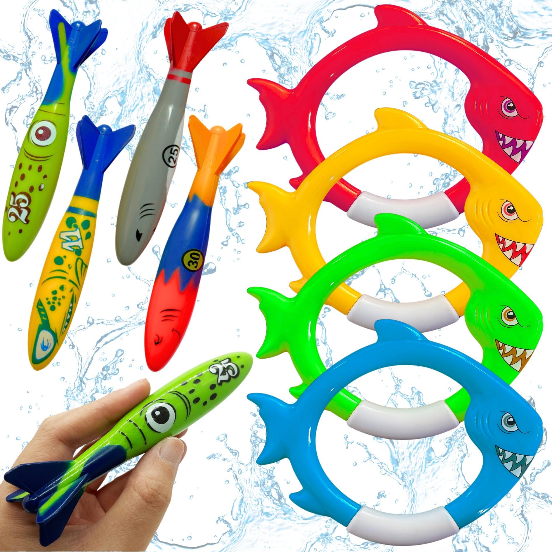 Haktoys versatile toys suitable for pool, beach, and bath adventures