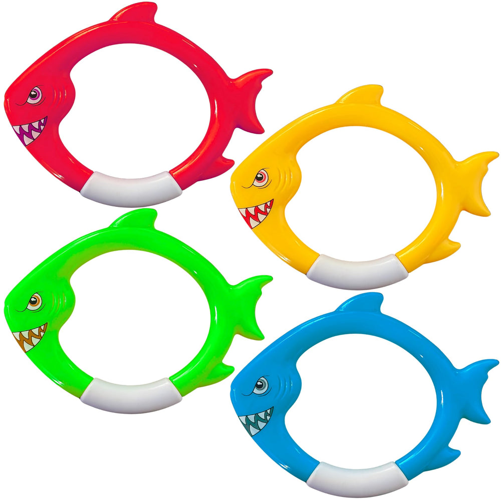 Haktoys torpedoes in bold colors for quick, energetic chases in the pool