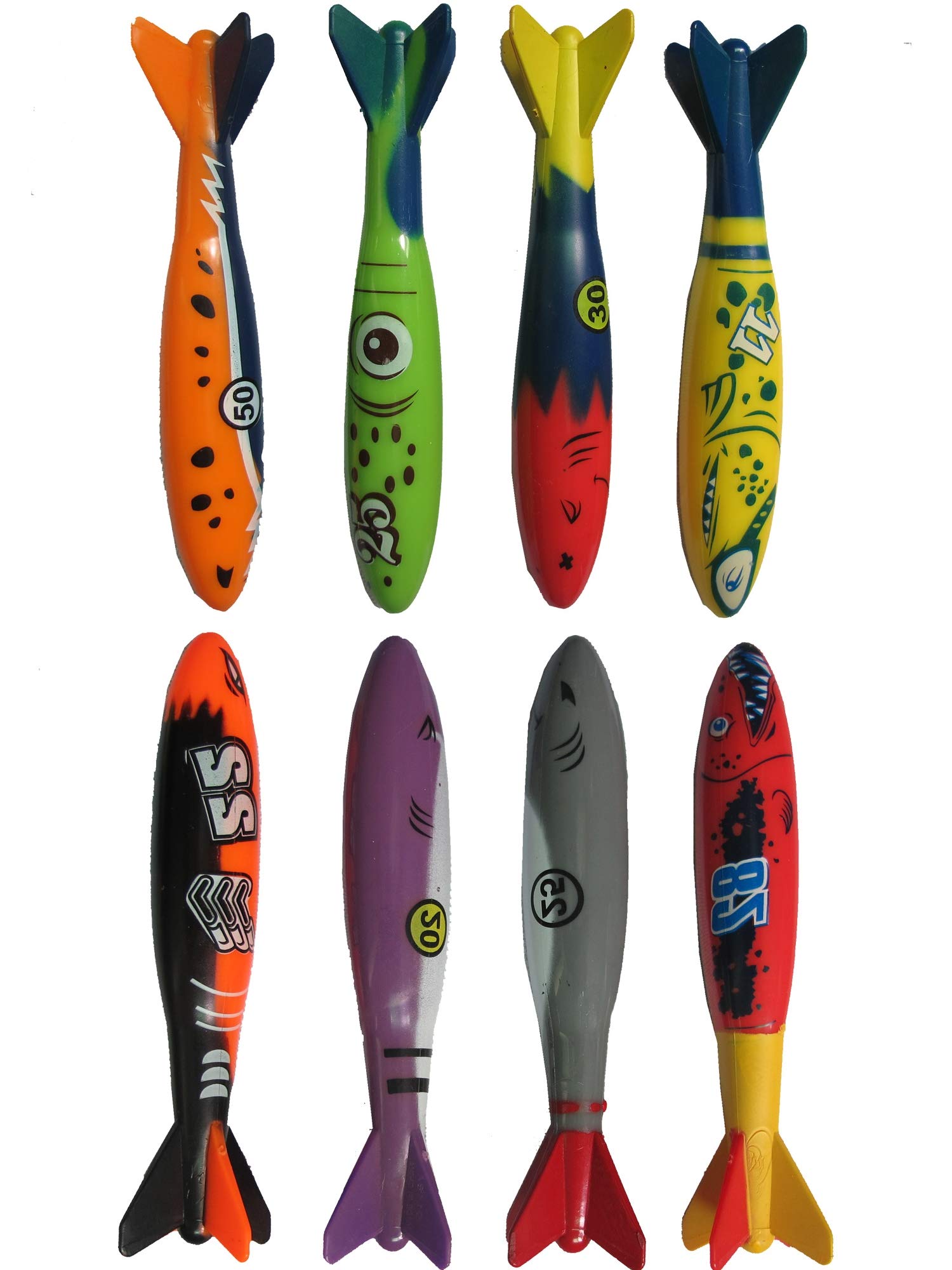 Haktoys underwater torpedo for target practice and games