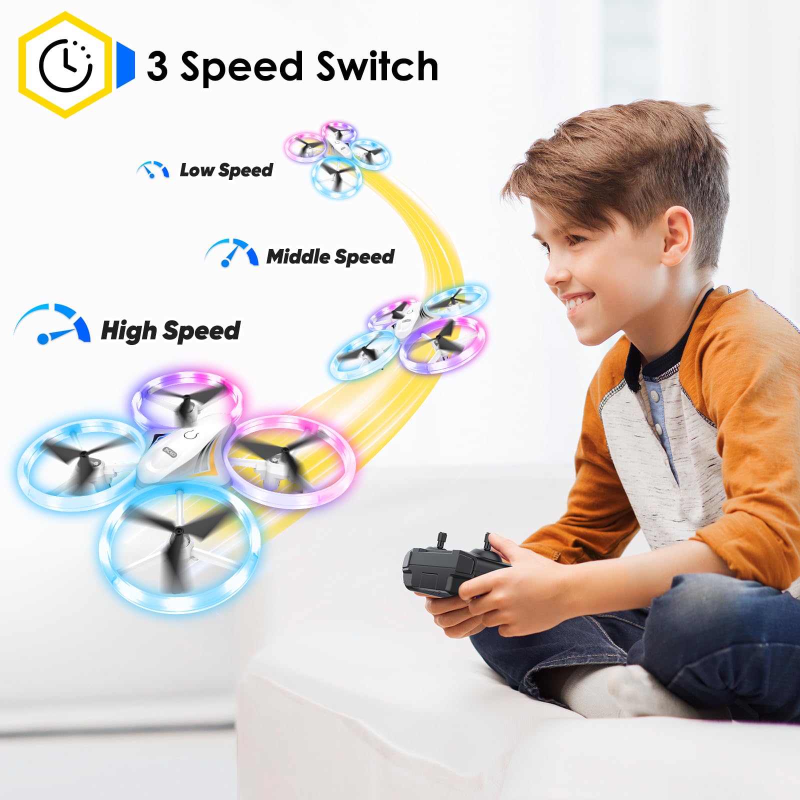Halivita Drones mini RC quad for beginners with easy-to-use controls.