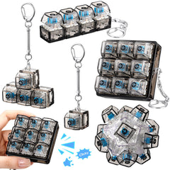 Halloscume keyboard fidget style-press: crisp tactile feedback for focus