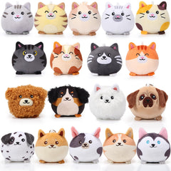Halloscume mini plush puppy 3.15 inch charm for bags and keys