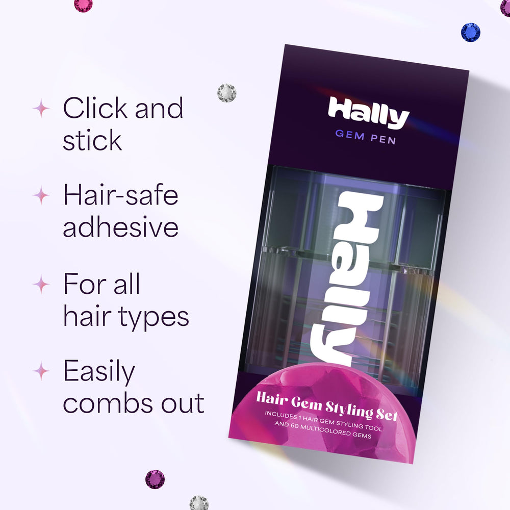 Hally Hair options encourage color expression for school, parties, and holidays
