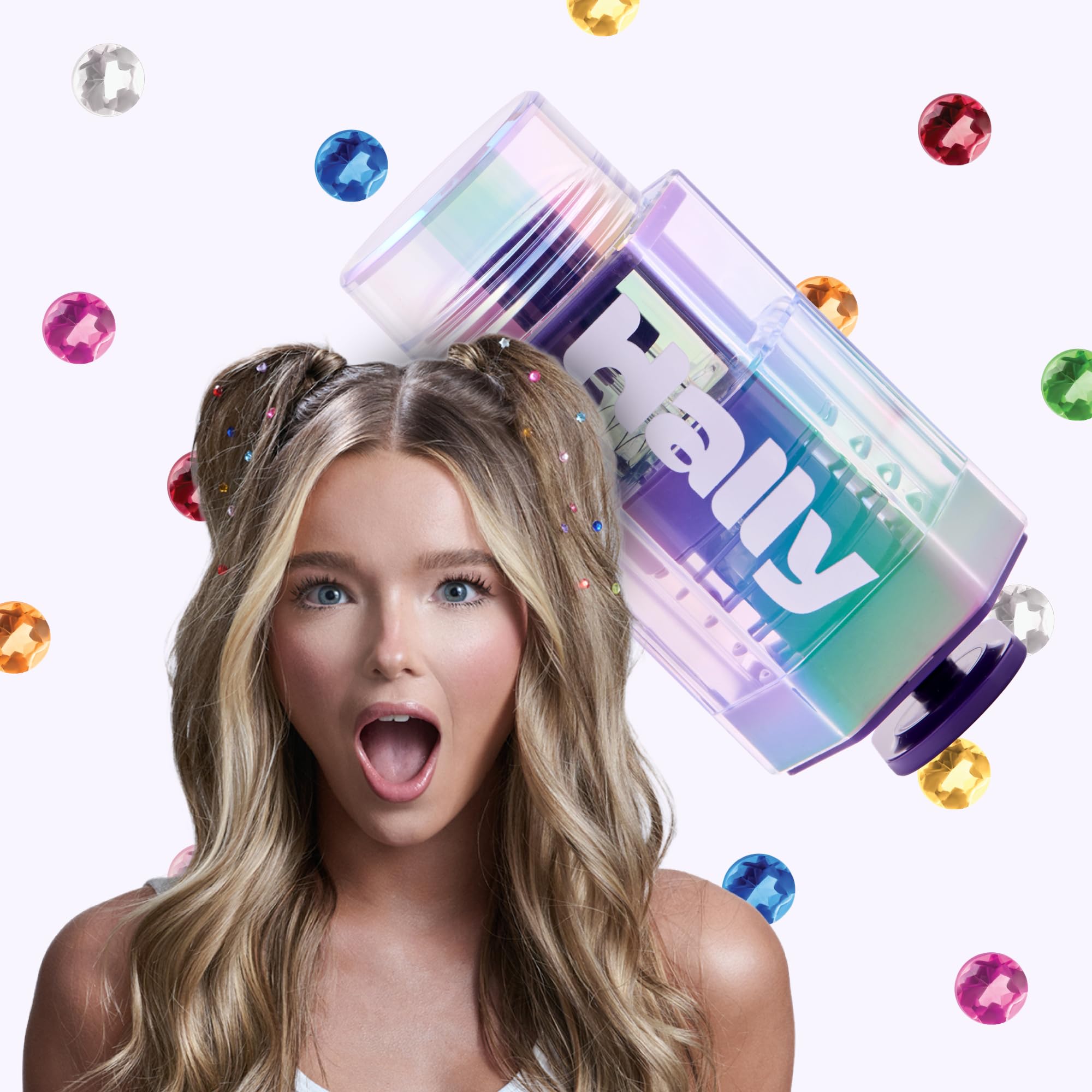 Hally Hair easy removal with a light comb leaves minimal cleanup