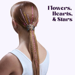 Hally Hair flower gems enhance whimsical looks for events