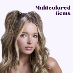 Hally Hair heart-shaped gems add playful hair accents