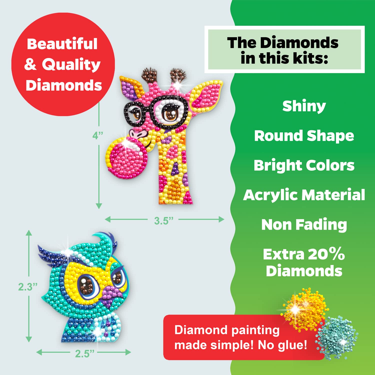 Halmolife educational diamond art activity for developing focus.