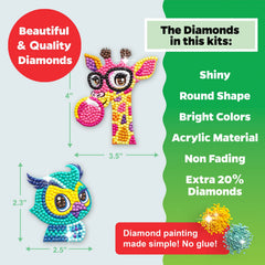 Halmolife educational diamond art activity for developing focus.