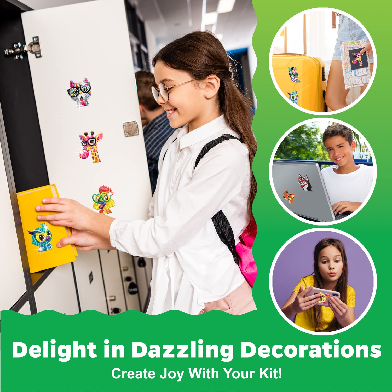 Halmolife kids craft accessories set with tools for creative projects.