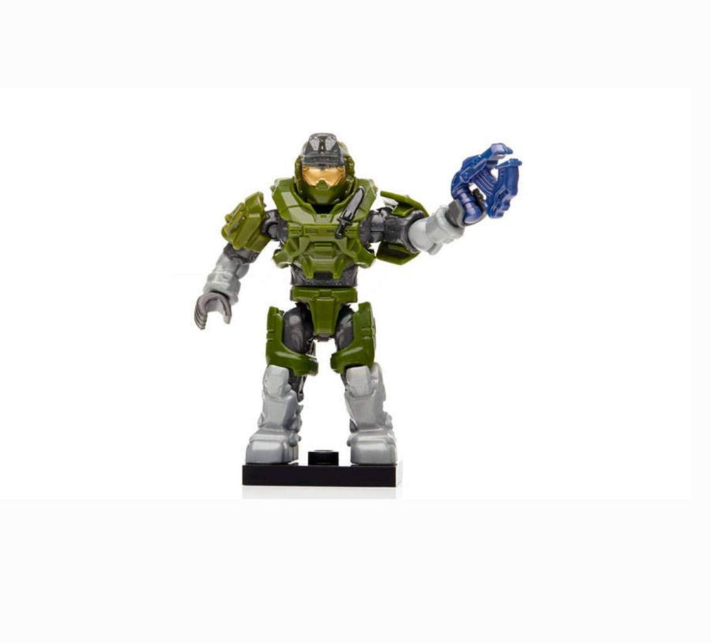 Halo micro action figure ready for display or action.
