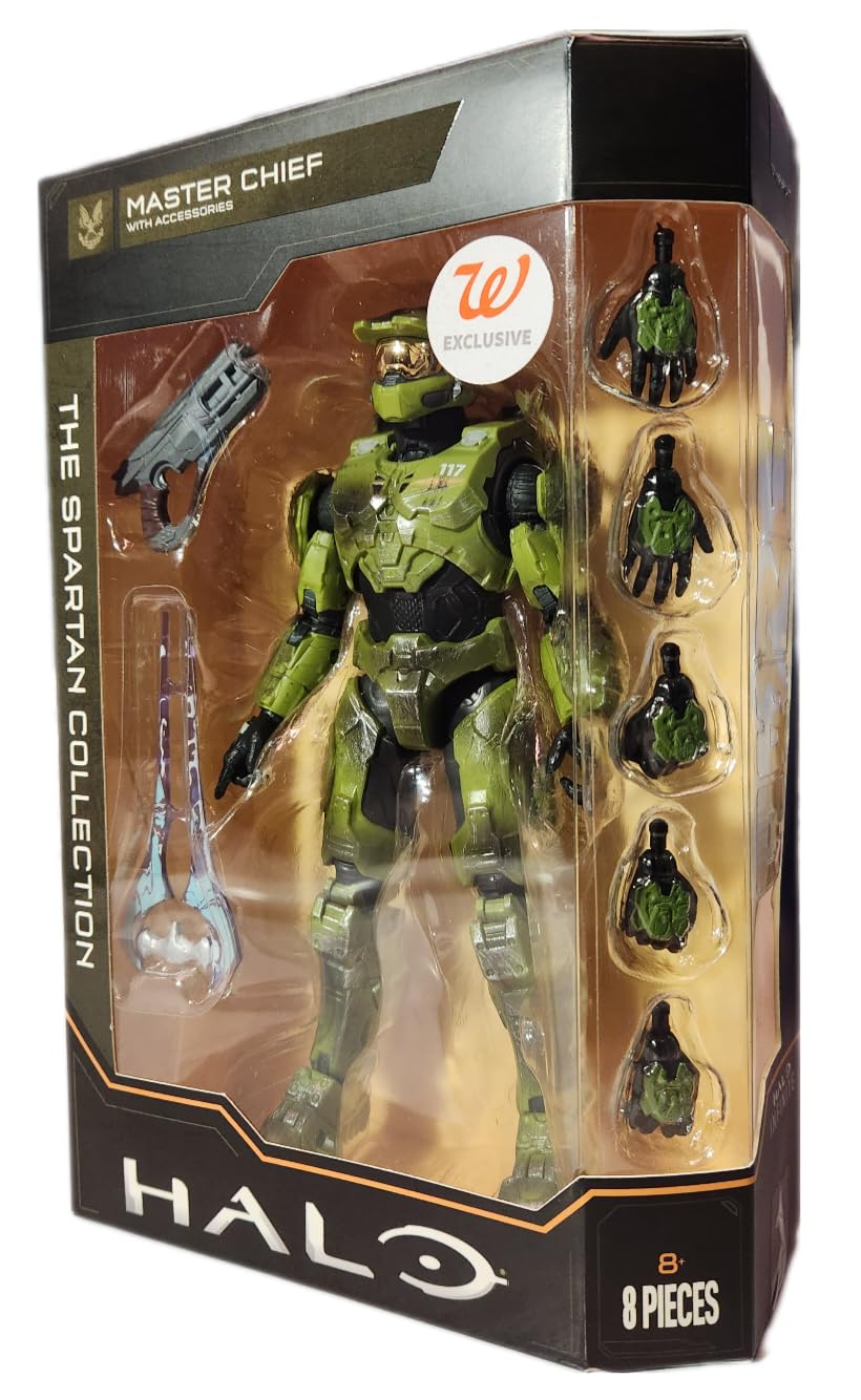 Halo Spartan Master Chief with disrupter, ready for desk display.