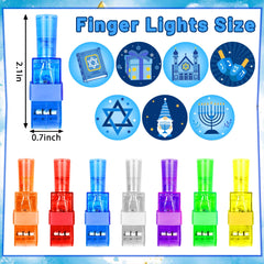HALOGATE dreidel-pattern finger light highlights playful motif for classroom rewards and party favors.