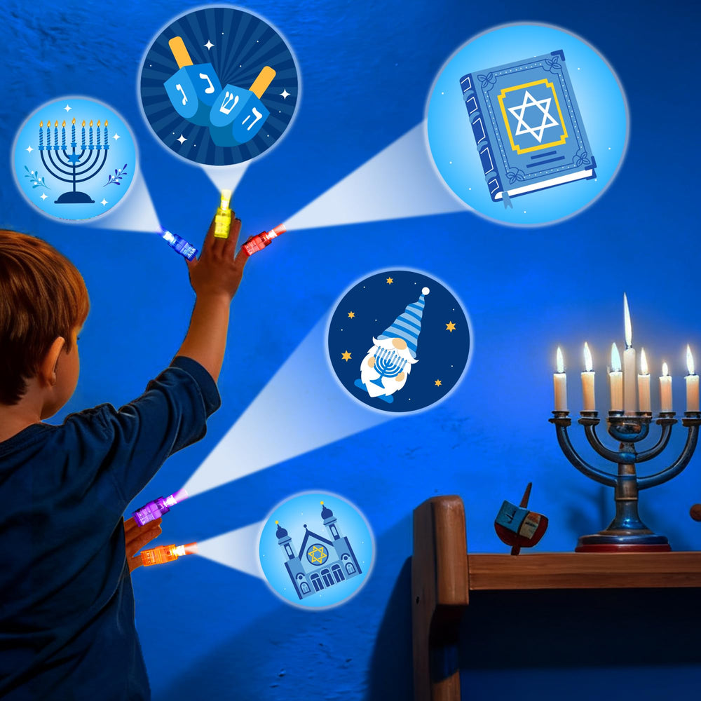 HALOGATE menorah-9-branch-pattern finger light adds festive accents to events and gifts.