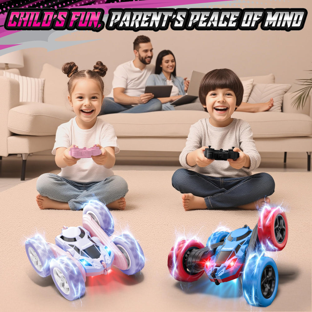 Hamdol all-terrain car on grass, carpet, and pavement handles varied surfaces