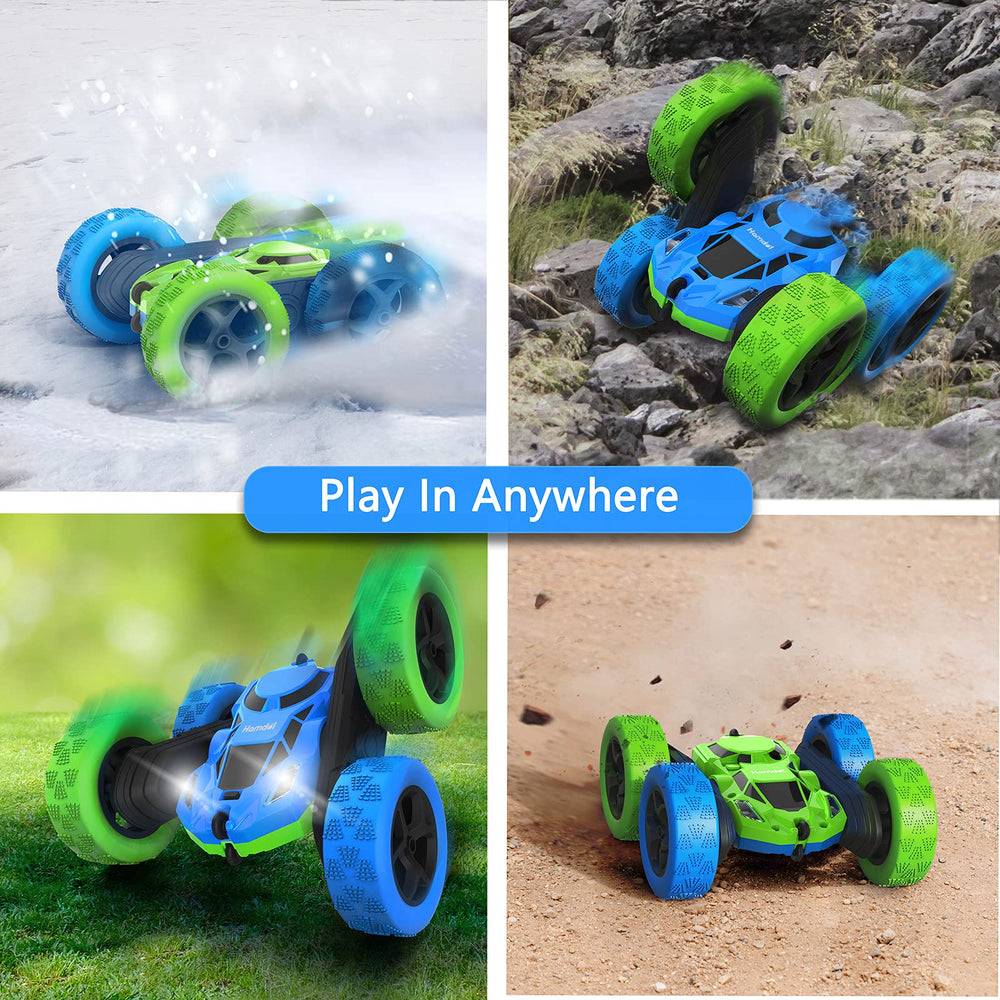 Anti-slip tires grip grass, sand, and indoor floors
