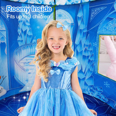 Hamdol Princess Ice Castle Play Tent quick setup for instant playtime