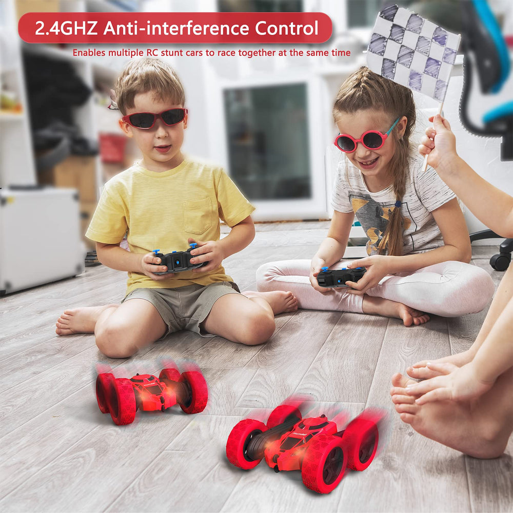 Hamdol Red Blaze RC car battery and USB recharge enable extended playtime