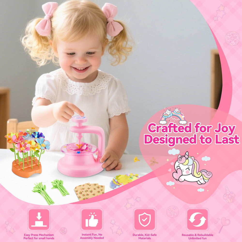Hamdol STEM learning petals demonstrates balance and spatial skills in play