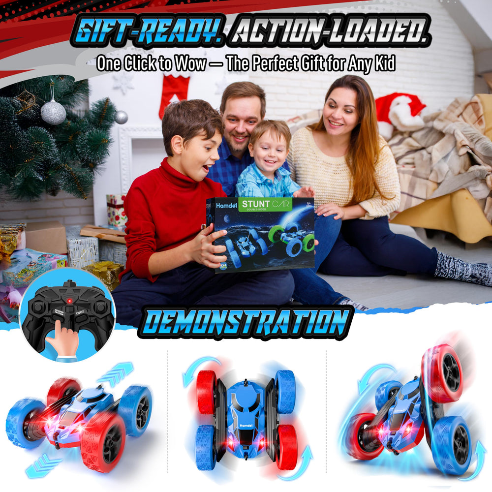 Ergonomic remote of the Hamdol RC car designed for comfortable control