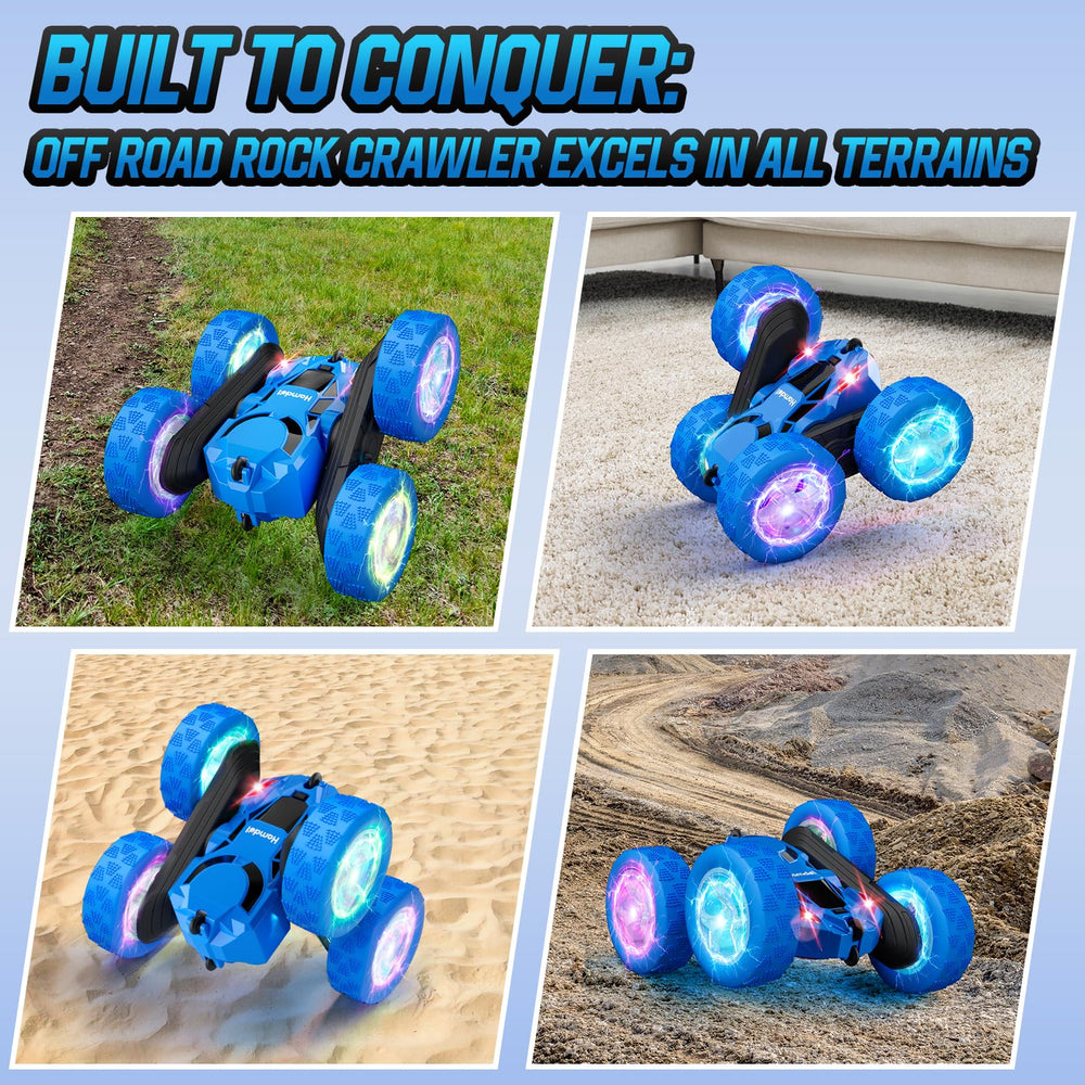 Hamdol STEM RC Car rechargeable battery offers long playtime.