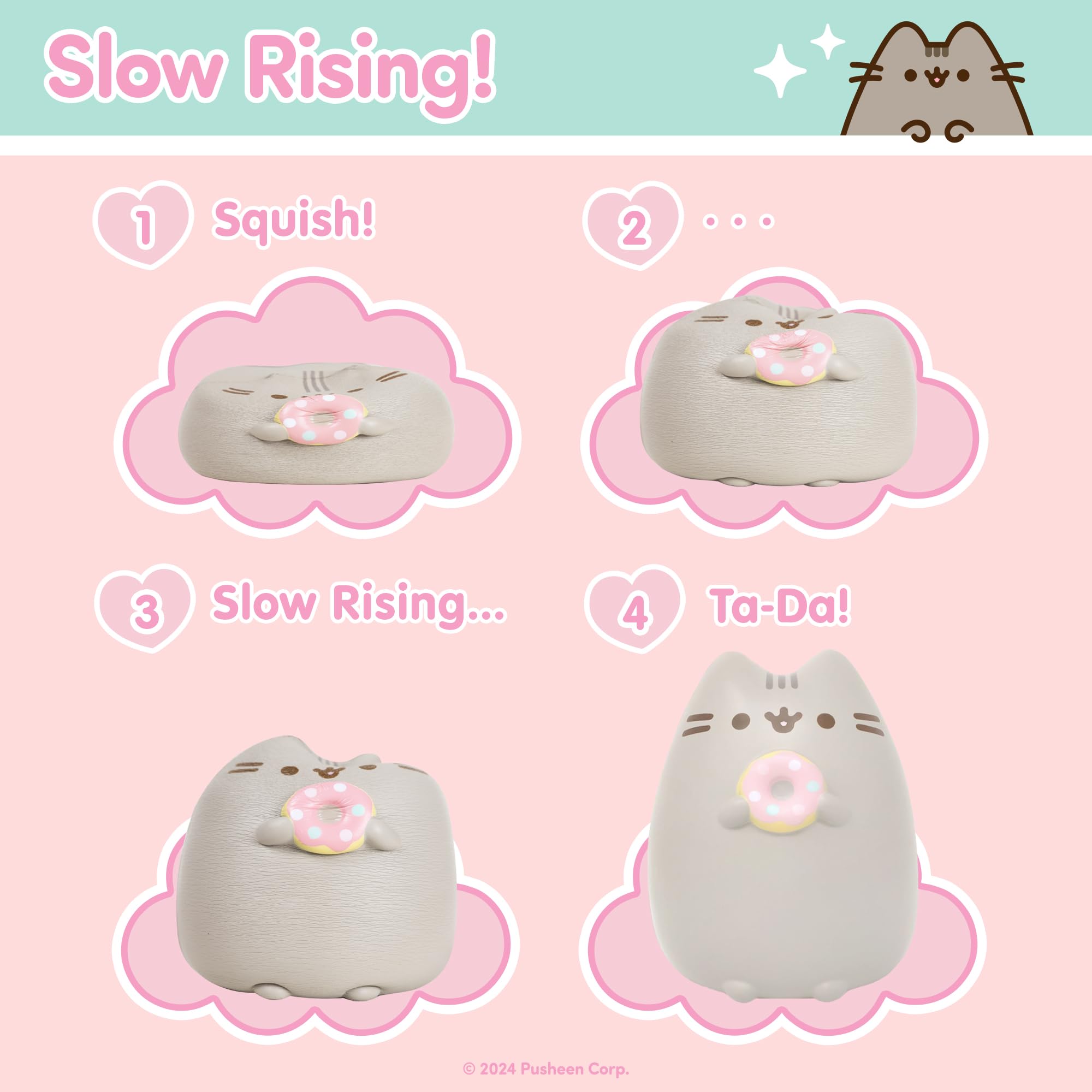 Hamee Pusheen loaf close-up slow-rise squishy detail