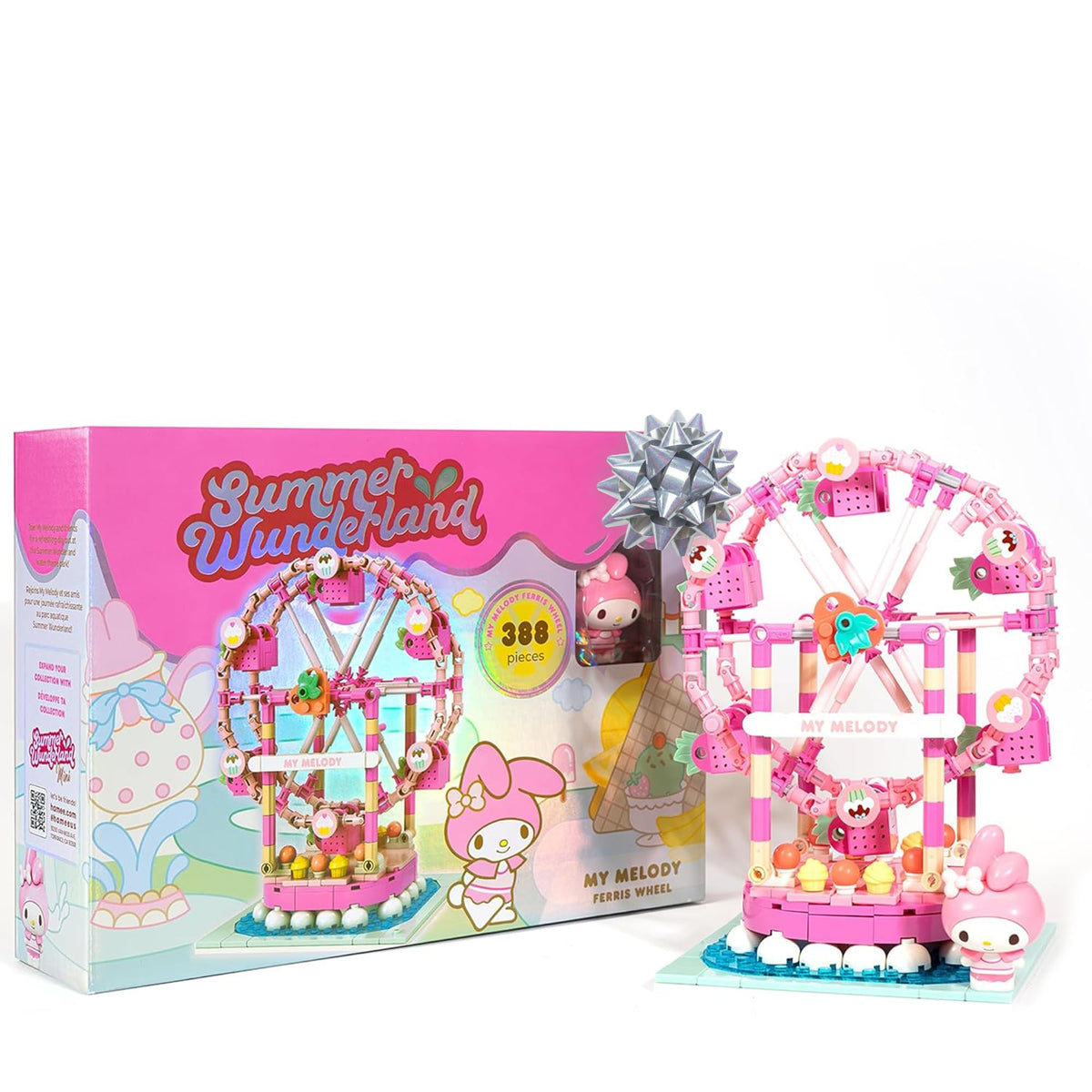 Hamee Sanrio Summer Wunderland donut ship builds a playful centerpiece for display and relaxation.