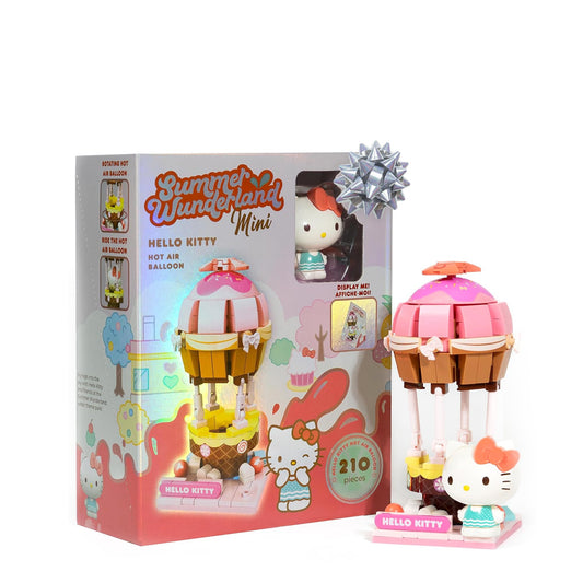 Hamee Sanrio Summer Wunderland Hello Kitty block set for creative play and display.