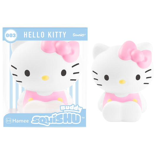 Hamee SquiSHU Buddy Hello Kitty front display box for collectors.