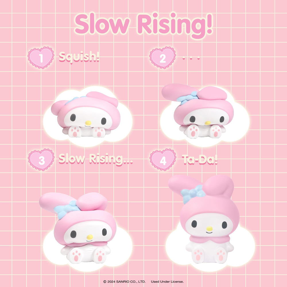 Hamee SquiSHU Buddy Hello Kitty My Melody reversible backgrounds option 1 for display