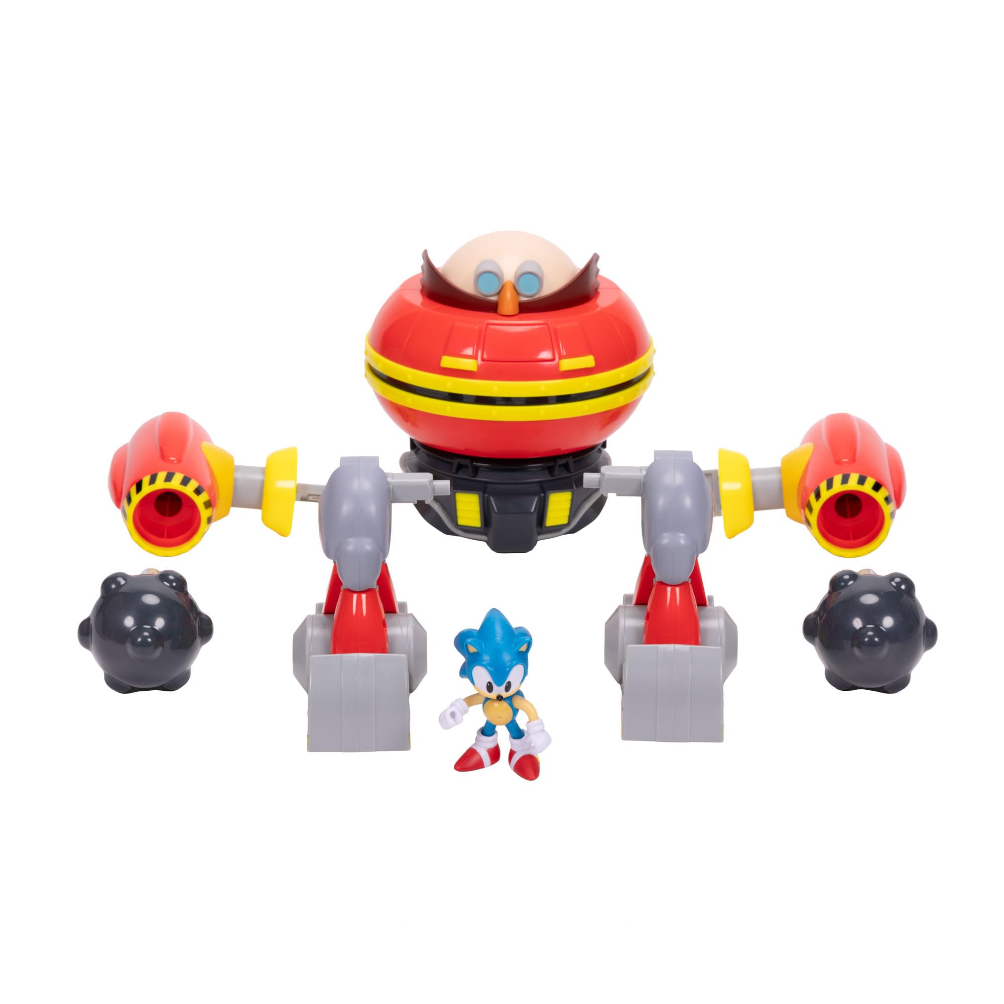Hammer Egg Robot stands tall at 9 inches for dramatic hero-versus-villain play.