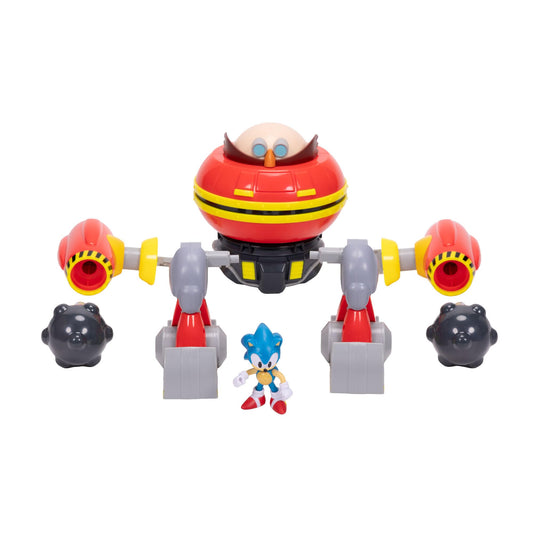 Hammer Egg Robot stands tall at 9 inches for dramatic hero-versus-villain play.