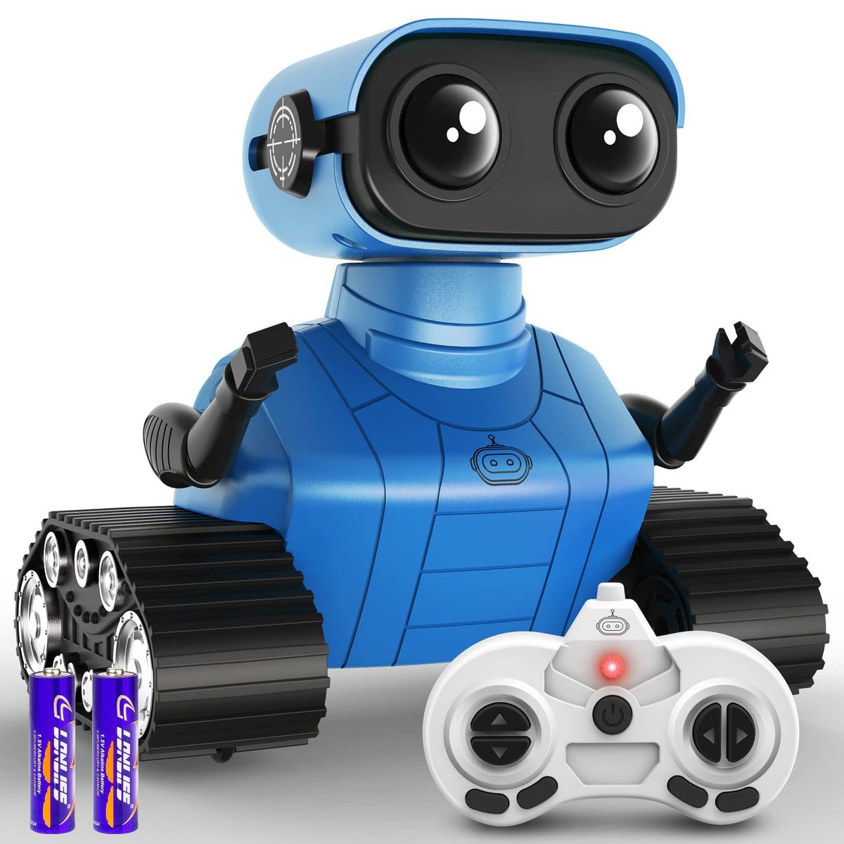 Hamourd robot toy with LED eyes lighting up for engaging playtime