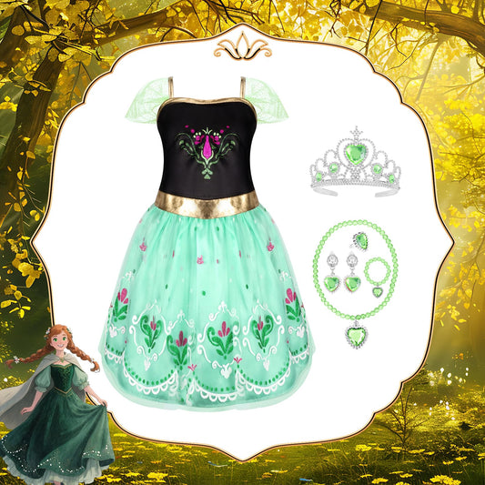 HAMSILY princess dress with crown sparks creative storytelling and pretend play.