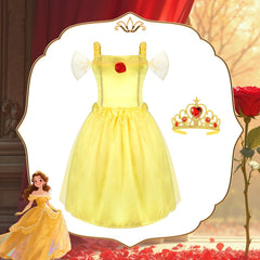 HAMSILY princess dress with plush design enhances magical costume role-play.