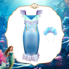HAMSILY princess dress with 3D patterns invites vivid character performances.