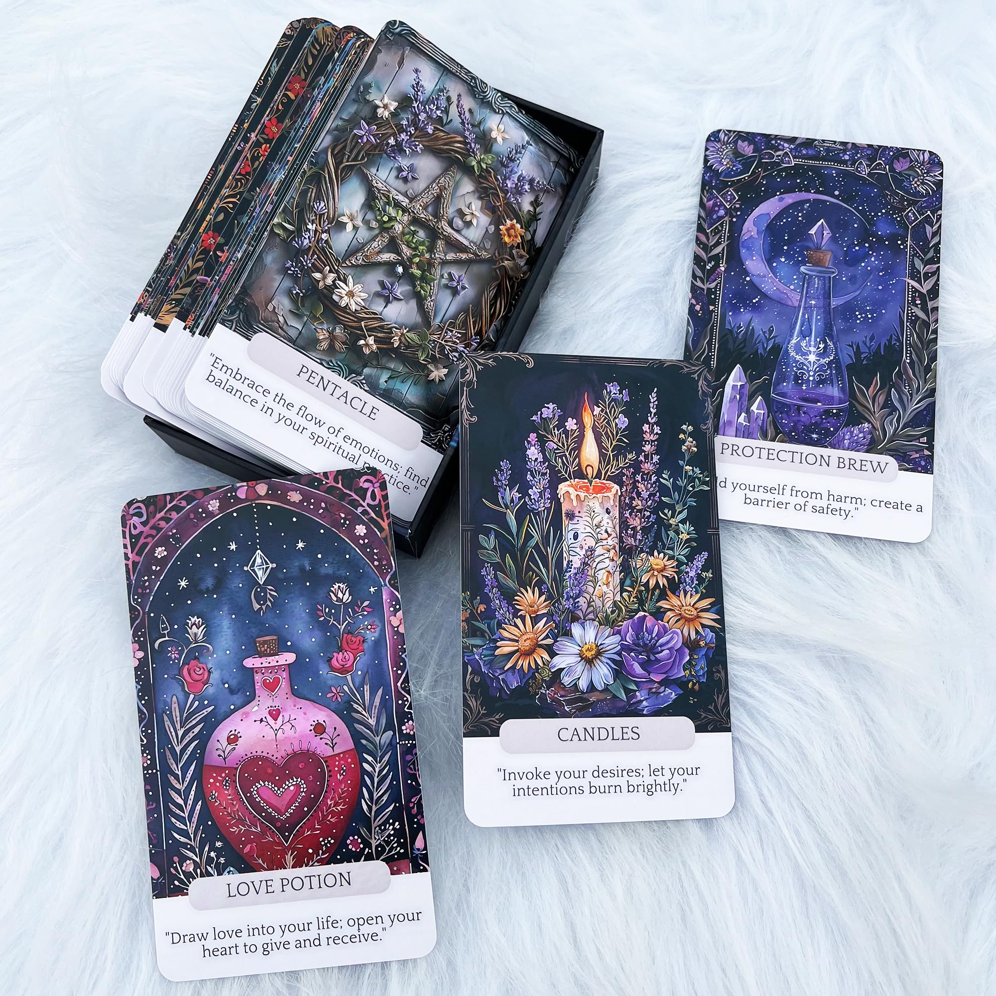 Han Yu Bowen Witch Tools Oracle Card ready for meditation and reflection